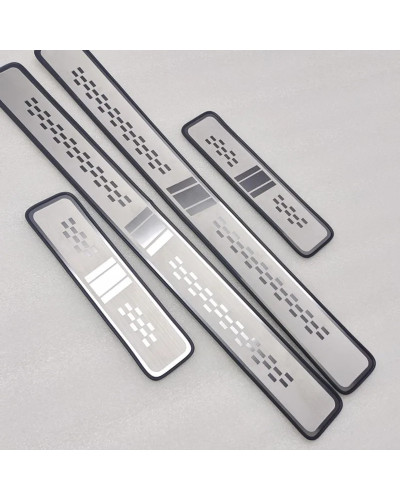 For Mg Zs 2016 - 2023 Door Sill Scuff Plate Trim Stainless Steel Welco