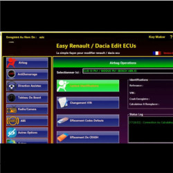 Easy Renault 6.1.4 Software for Renault ECU Programmer Clear Crash Airbag Card Keys UCH Cleaner WORK with OBDLink Renolink