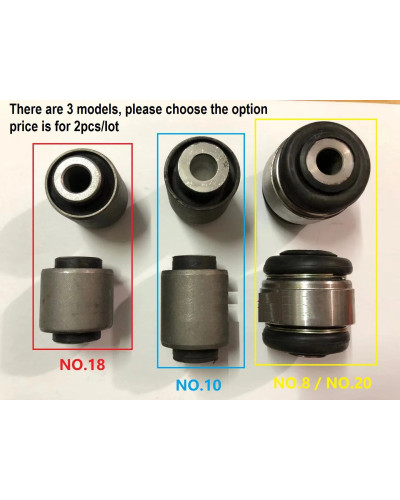 2pcs/lot 3 models Rear Control Arm bushing for Chinese SAIC ROEWE 550 