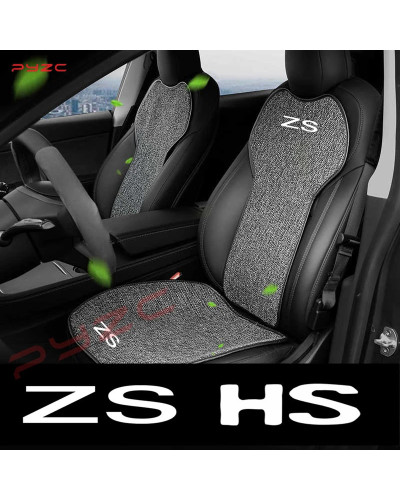 Funda de asiento de coche para Mg Zs Hs, cojín transpirable y cómodo, 