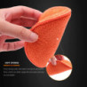 SPTA 9Pcs 5 inch Microfiber Applicator Pads Car Wax Applicator Hand Polishing Microfiber Foam Pads Set with Grip of Elastic Band