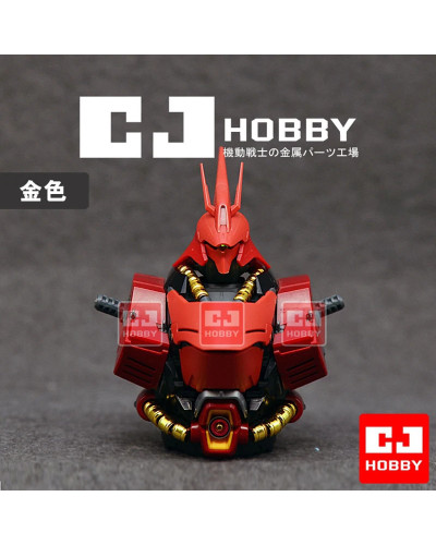 CJ Hobby tubo de alimentación de Metal para 1/100 MG Sazabi, modificac