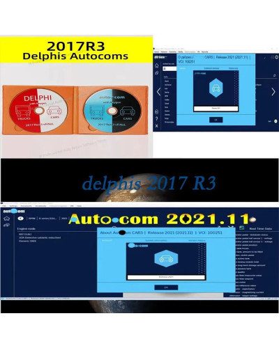 Newest Delphi 2017 r3 Car Diagnostics Software Codings OBD2 Del-phis 2