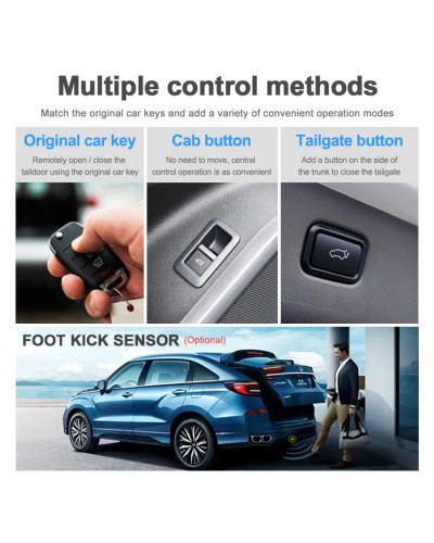 Kit de Control automático para puerta trasera de coche, Motor eléctric